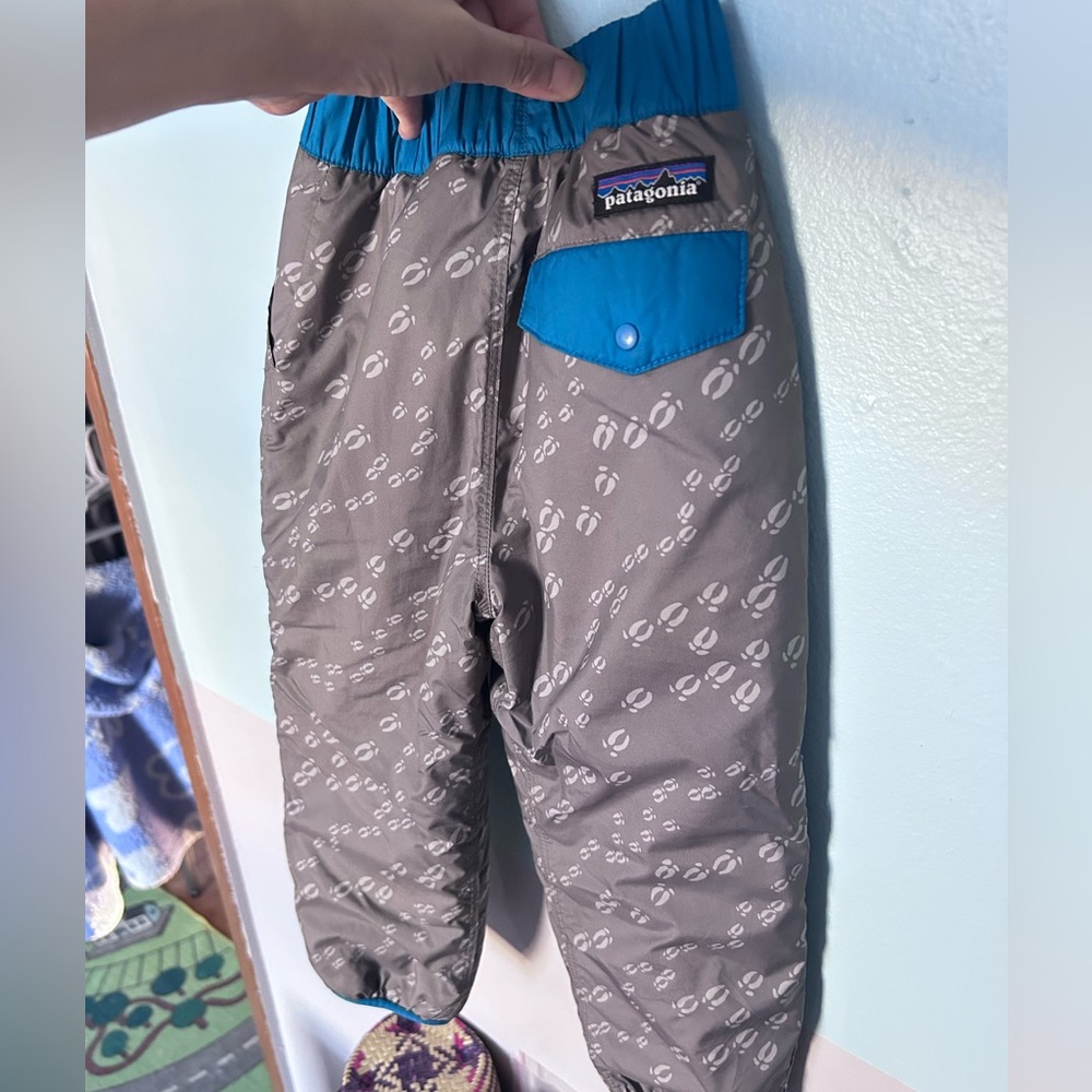 patagonia reversible tribbles sherpa pants